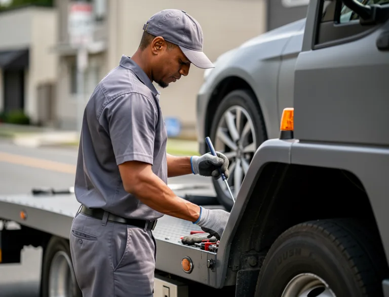 Car towing Angelino Heights Los Angeles
